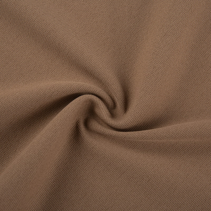 Tissu biosourcé en coton et polyester recyclé YJ-24-555
